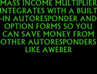 MASS INCOME MULTIPLIER