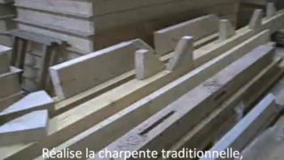 Construction d’une maison en ossature bois dans l’atelier de notre artisan charpentier
