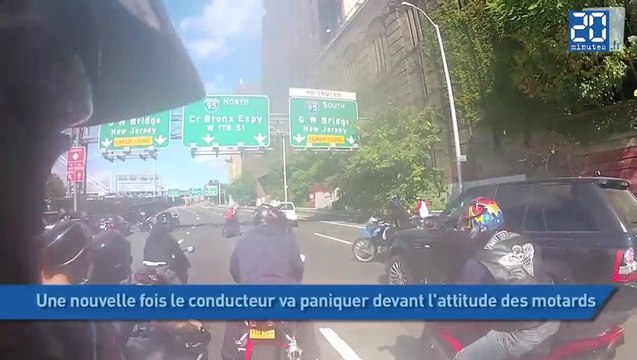 Un 4x4 renverse des motards : Course-poursuite à New York