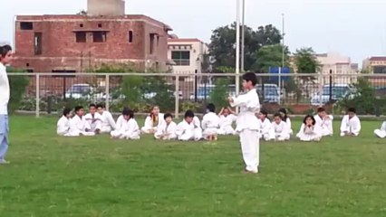 Haroon Karate Test for yellow belt