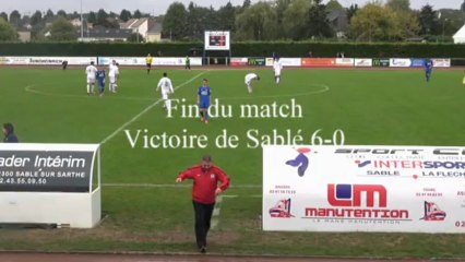 Coupe de France Sablé - La Flêche, les actions, les buts