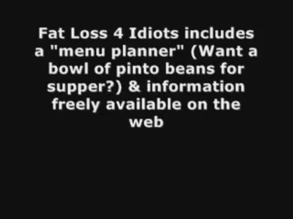 Fat Loss 4 Idiots vs Combat the Fat