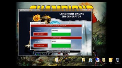 Champions Online Zen Generator