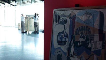 Le Corbusier Revient à Marseille - Montage de l'exposition
