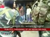An Indian Girl Beating Army Soldier in Bazaar On Harassing Her