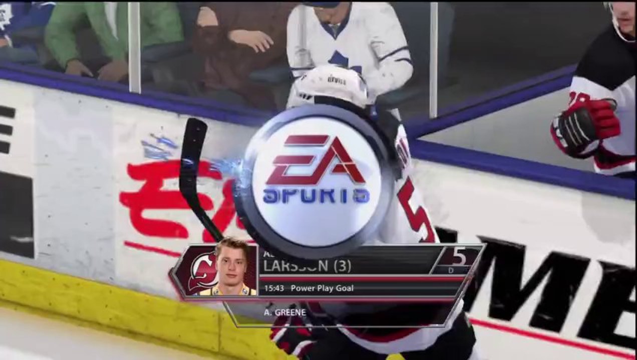 PS3 - NHL 13 - Be A GM - NHL Game 11 - New Jersey Devils vs Toronto Maple Leaves