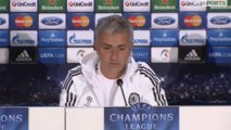 José Mourinho storms out of his Champions League press conference