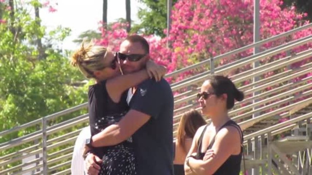 Heidi Klum zurück in LA mit Freund und Familie