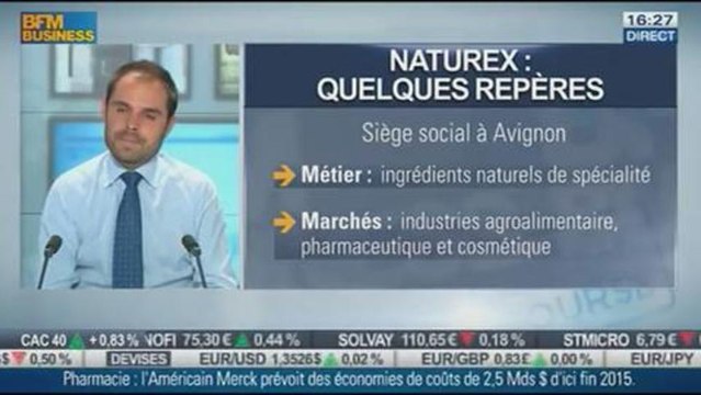 Le conseil « santé » d'Alice Lhabouz : Naturex, dans Intégrale Bourse  01/10