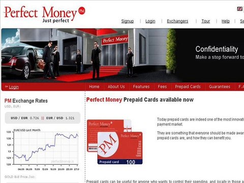 Perfect money reloadable prepaid Card worldwide Free Shipping