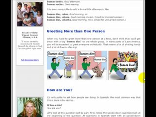 Rocket Spanish Free Lessons Day 2