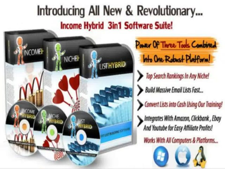 Income Hybrid 3in1 Software Suite   CB Bestseller! Ebook