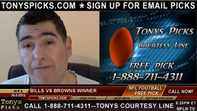 Cleveland Browns vs. Buffalo Bills Pick Prediction NFL Pro Football Odds Preview 10-3-2013