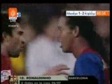 Ronaldinho coup franc contre Zaragosse