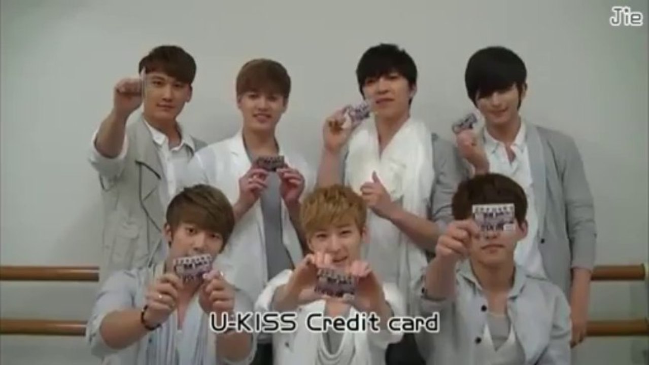 [中字]U-KISS / 三井住友VISA卡 留言影片
