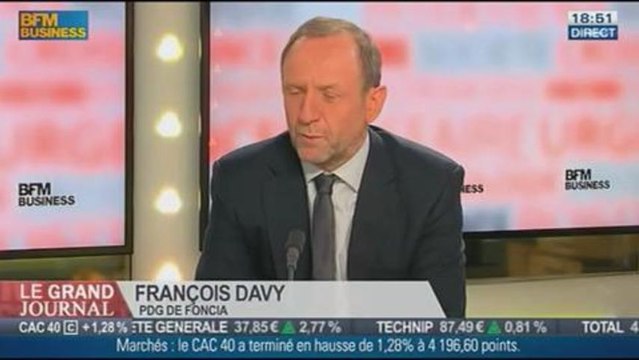 François Davy, PGD de Foncia, dans Le Grand Journal - 01/10 4/4