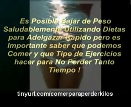 dietas para perder peso- bajar de peso- comer para perder como bajar de peso