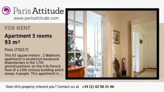 2 Bedroom Apartment for rent - Wagram, Paris - Ref. 7577