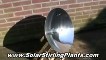 Exploit The Free Solar Energy - Brilliant Invention Solar Stirling Plant