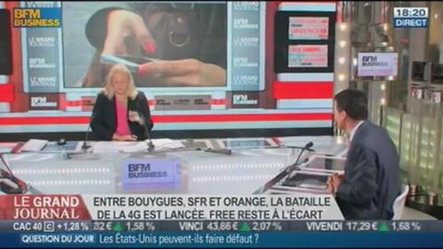 Olivier Roussat, PDG de Bouygues télécom, dans Le Grand Journal - 01/10 2/4