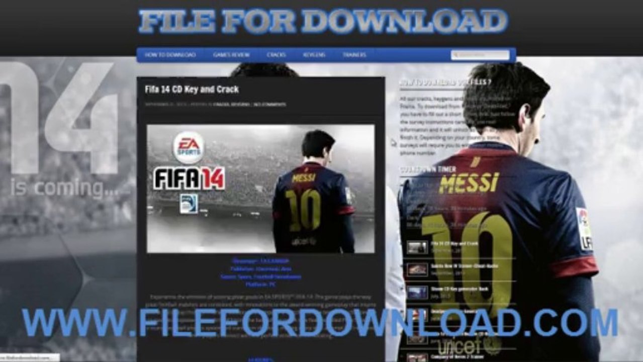 Fifa 14 CD KEY (OCTOBER 2013)