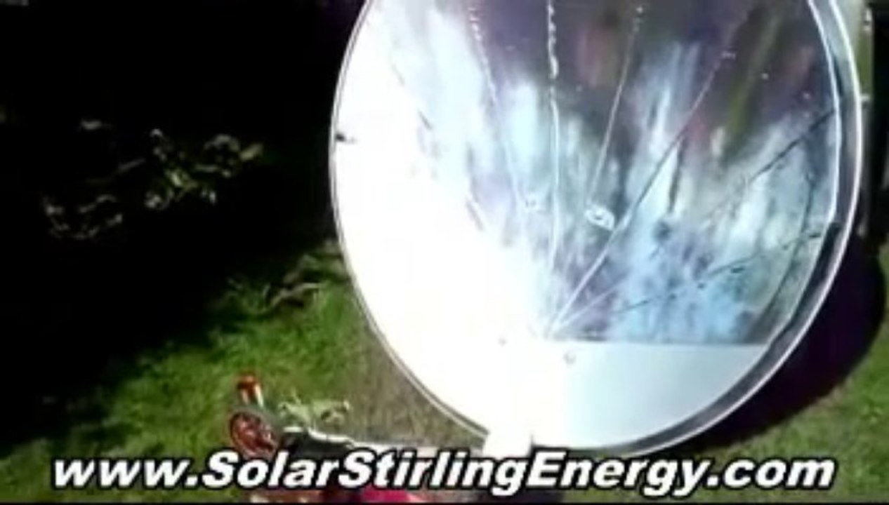 DIY Free Energy Solar Stirling Plant Patent And Video Tutorial