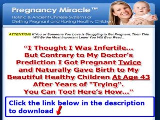 Pregnancy Miracle Ebook + Pregnancy Miracle Free Download Full Version