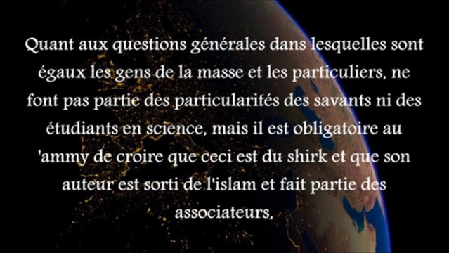 Il t'est obligatoire de croire en sa mécréance (Sharh sounnah) - Shaykh Ahmad Ibn 'Omar Al Hazmy