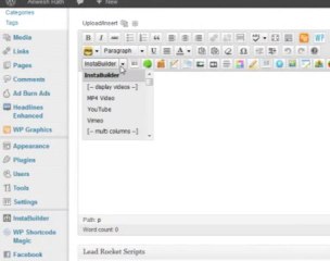 WP Plugin Instabuilder demo