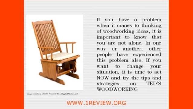 Teds Woodworking Plans Review: How To Grab 16000 Step By Step woodworking plans