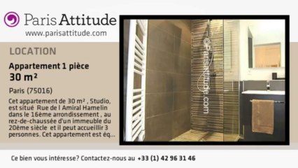 Appartement Studio à louer - Victor Hugo, Paris - Ref. 7363