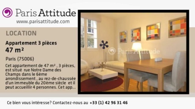 Appartement 2 Chambres à louer - Jardin du Luxembourg, Paris - Ref. 7909