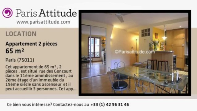 Appartement 1 Chambre à louer - Parmentier, Paris - Ref. 1929
