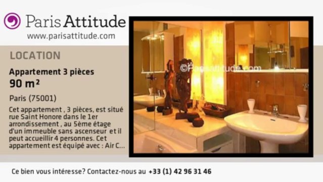 Appartement 2 Chambres à louer - Palais Royal, Paris - Ref. 324