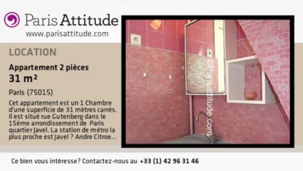 Appartement 1 Chambre à louer - Parc André Citroën, Paris - Ref. 4788