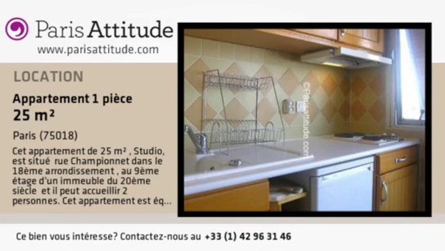 Appartement Studio à louer - Montmartre, Paris - Ref. 6528