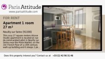 Studio Apartment for rent - Neuilly sur Seine, Neuilly sur Seine - Ref. 4712