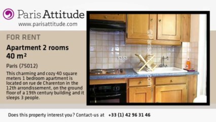 1 Bedroom Duplex for rent - Daumesnil, Paris - Ref. 429