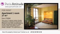Studio Apartment for rent - Bastille, Paris - Ref. 4091