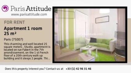 Studio Apartment for rent - Invalides, Paris - Ref. 6827