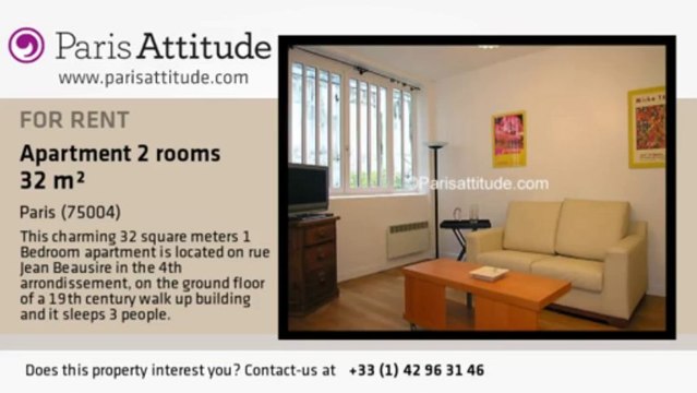 1 Bedroom Apartment for rent - Place des Vosges, Paris - Ref. 2915