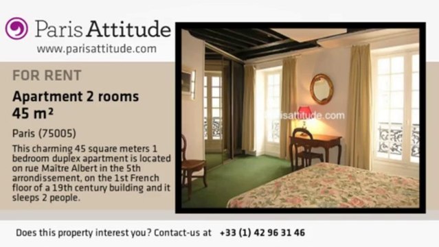 1 Bedroom Duplex for rent - Quartier Latin/St Michel, Paris - Ref. 1296