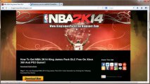NBA 2K14 King James Pack DLC Free - Xbox 360, PS3