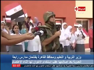 كلمة من فرد جيش لطلاب احدي مدارس القاهره