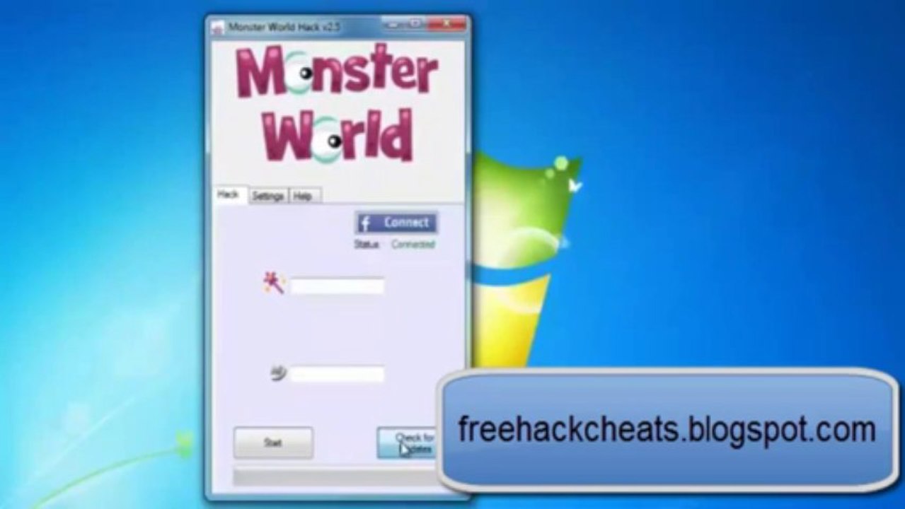 Monster World Hack cheat 2013
