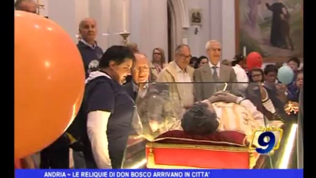 Andria | Le reliquie di Don Bosco arrivano in Città