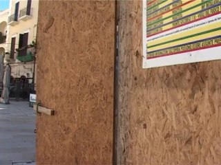 TG 01.10.13 Bari, la "colonna infame" si rifà il look