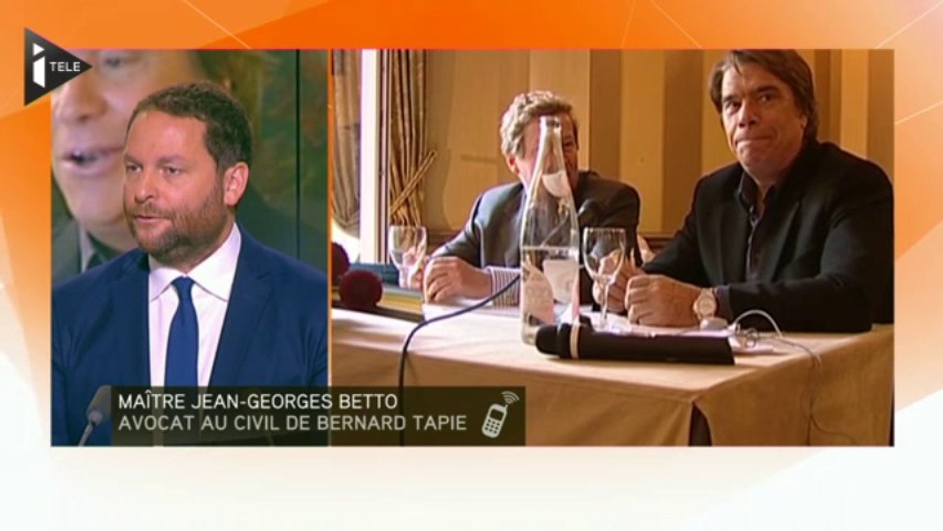 Bernard Tapie "serein" selon son avocat - Vidéo Dailymotion