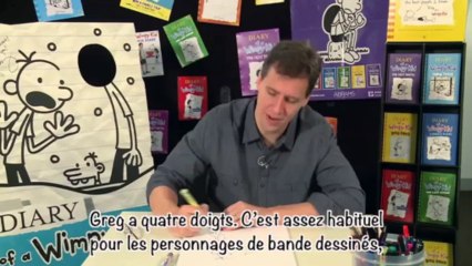 Une leçon de dessin avec Jeff Kinney !