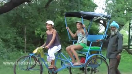 Three wheeler ride in Bharatpur Rajasthan